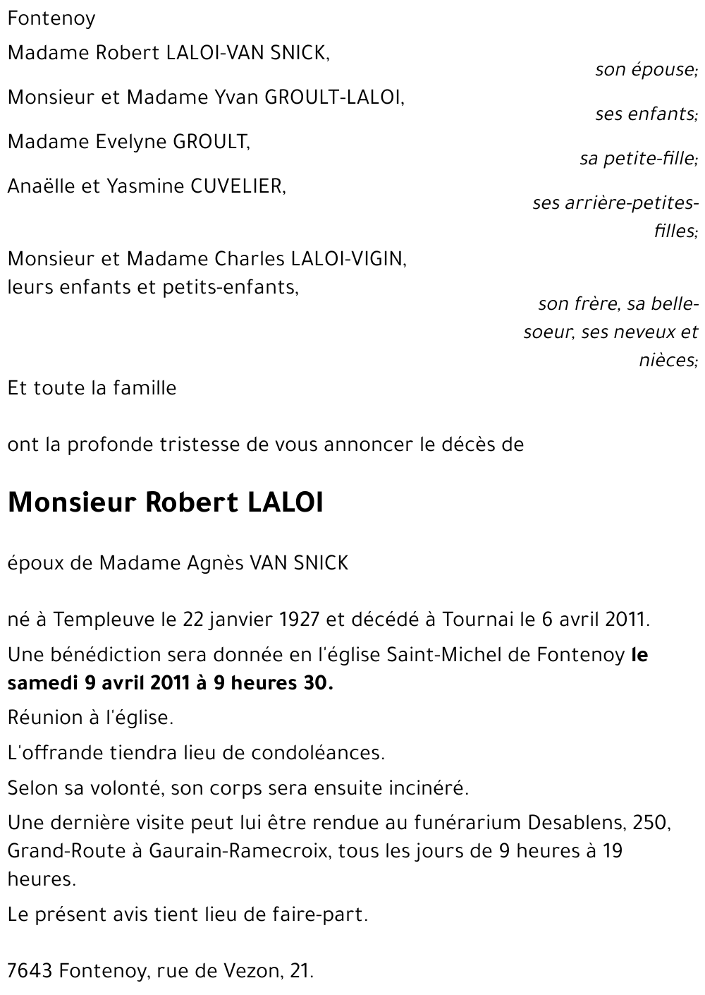 Robert LALOI