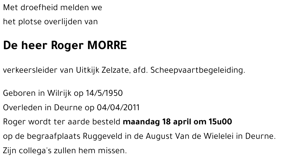 Roger MORRE