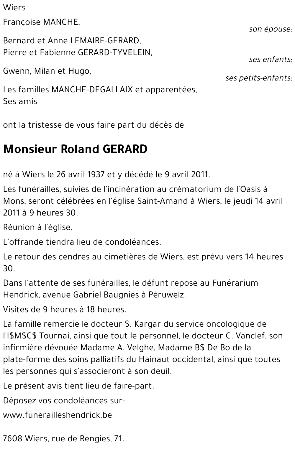 Roland GERARD