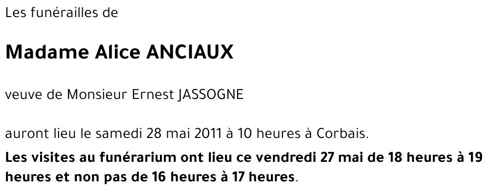 Alice ANCIAUX