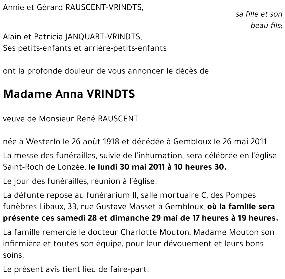 Anna VRINDTS