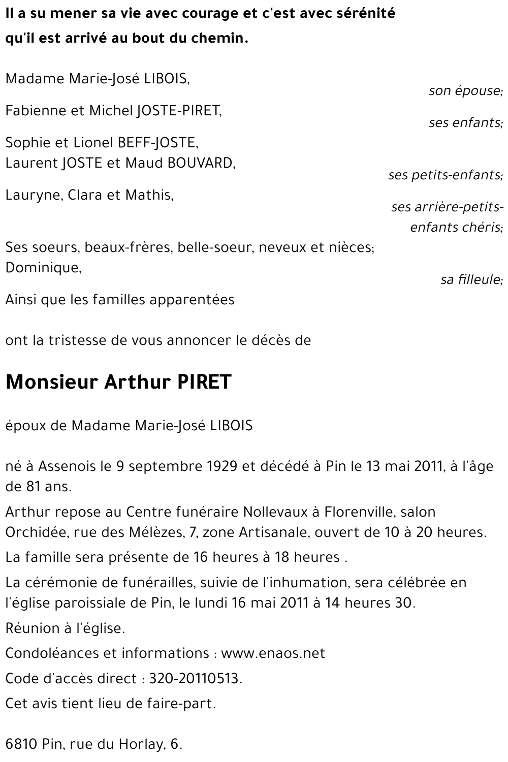 Arthur PIRET