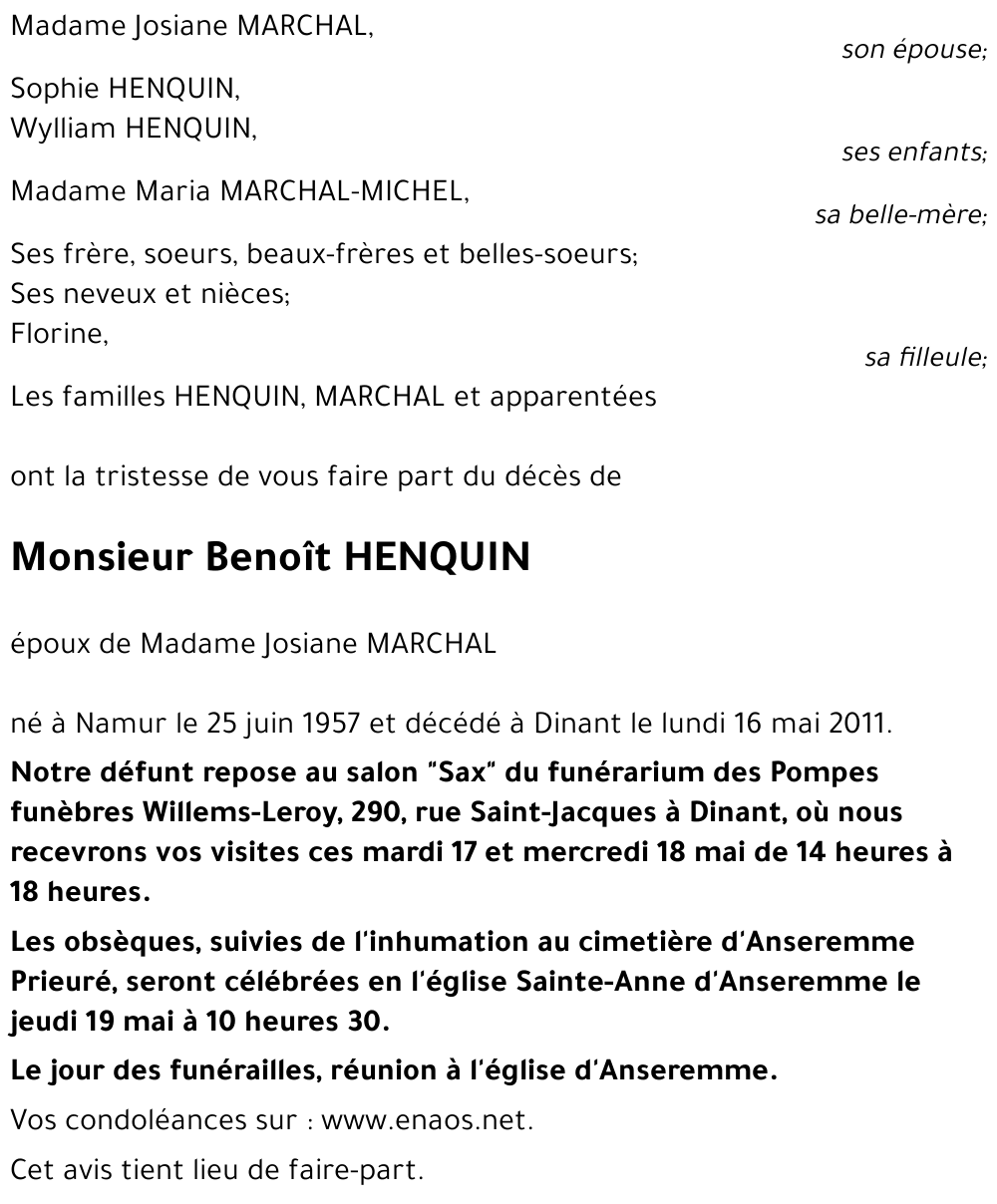 Benoît HENQUIN