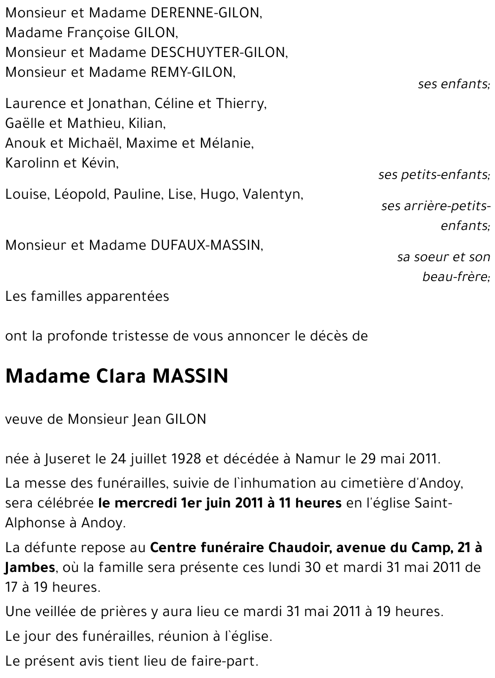 Clara MASSIN