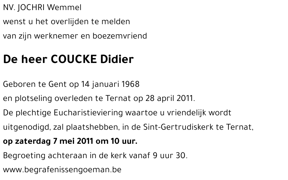 Didier COUCKE