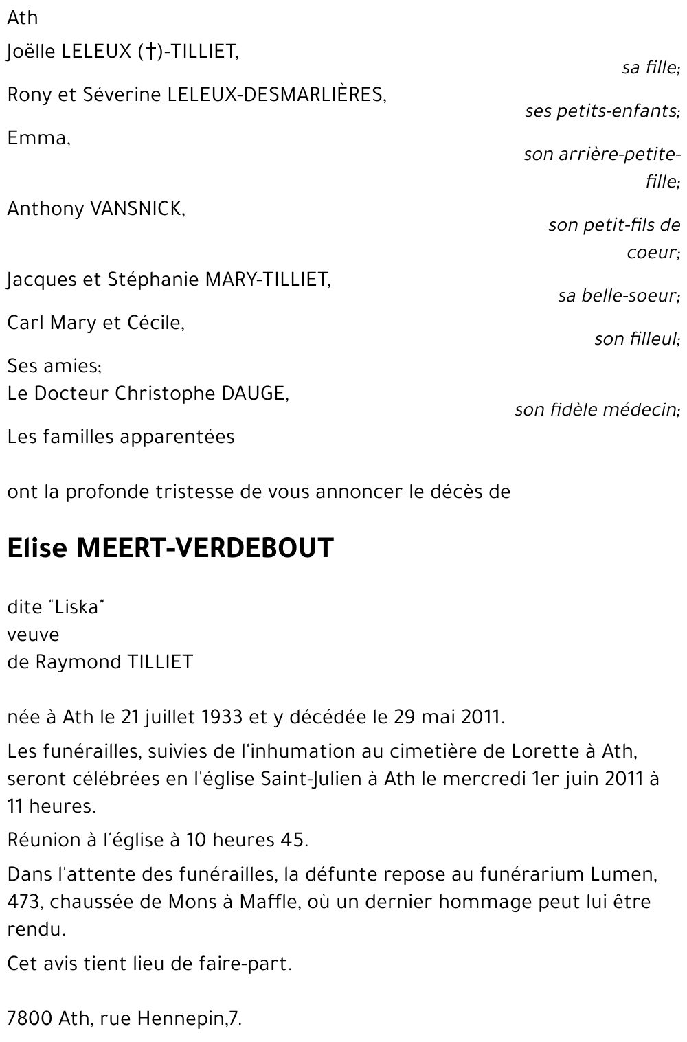 Elise Meert-Verdebout