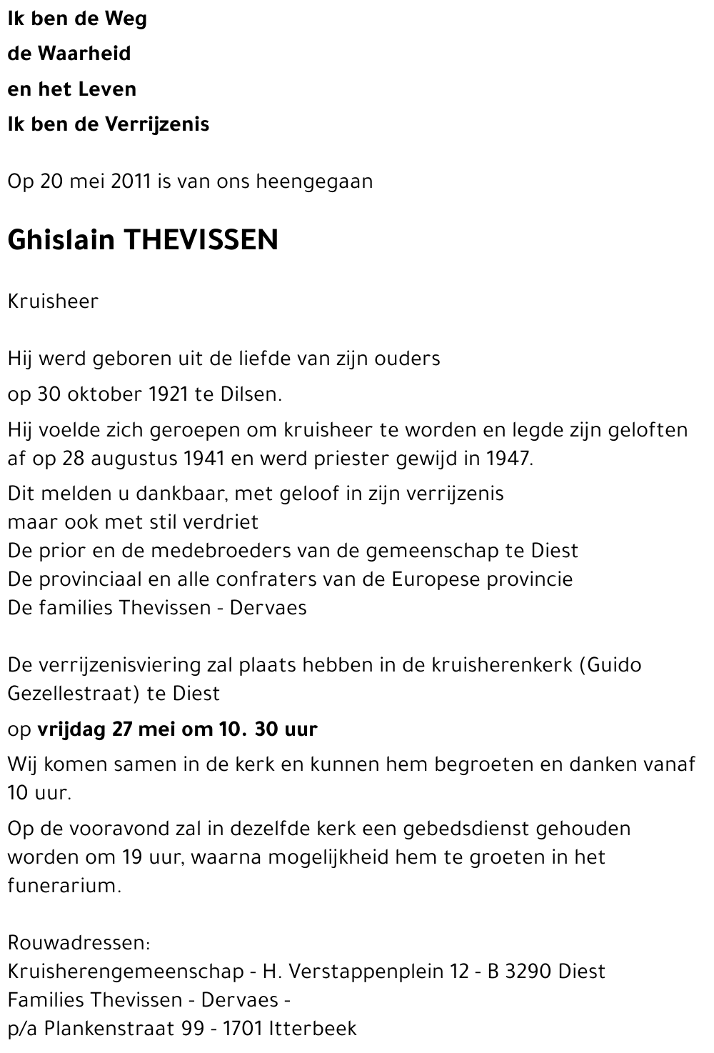 Ghislain THEVISSEN