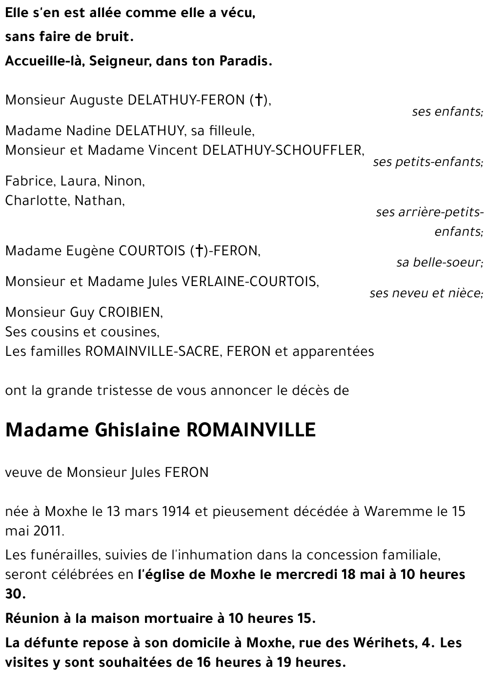 Ghislaine ROMAINVILLE