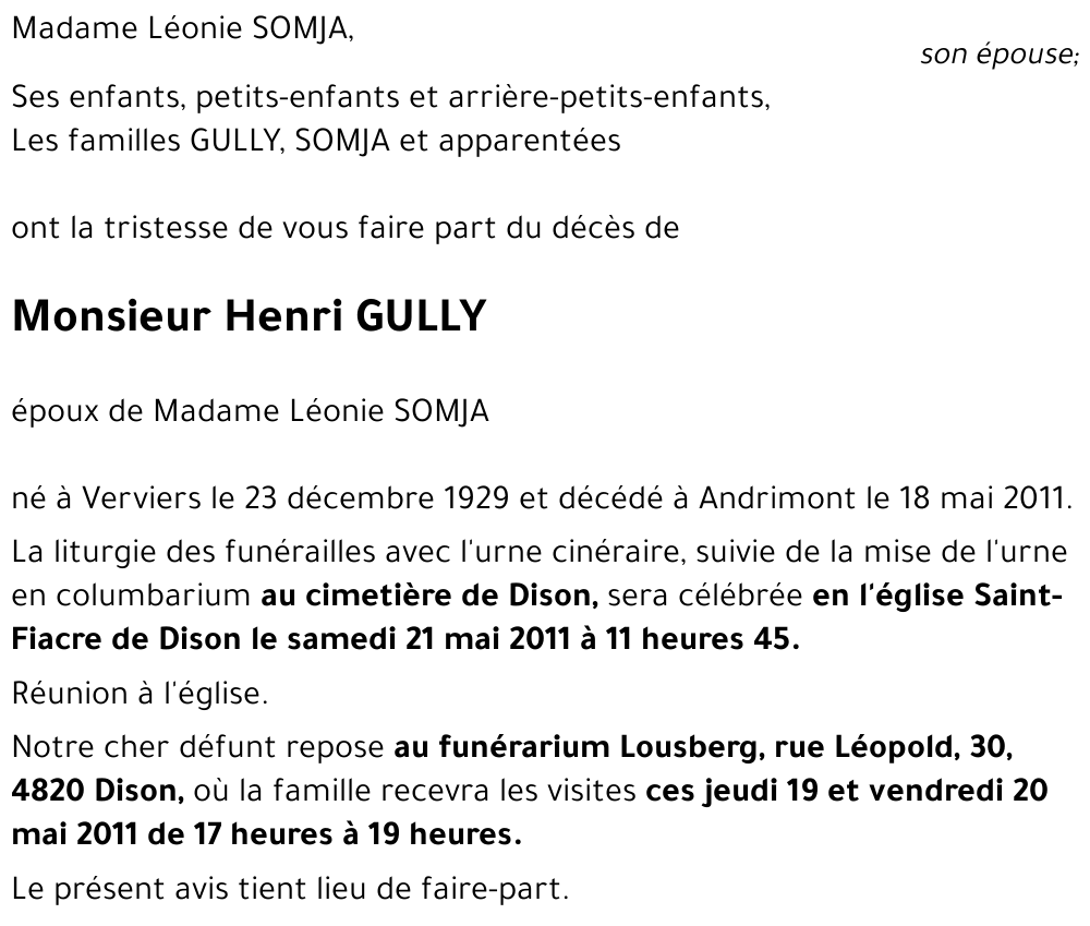 Henri GULLY