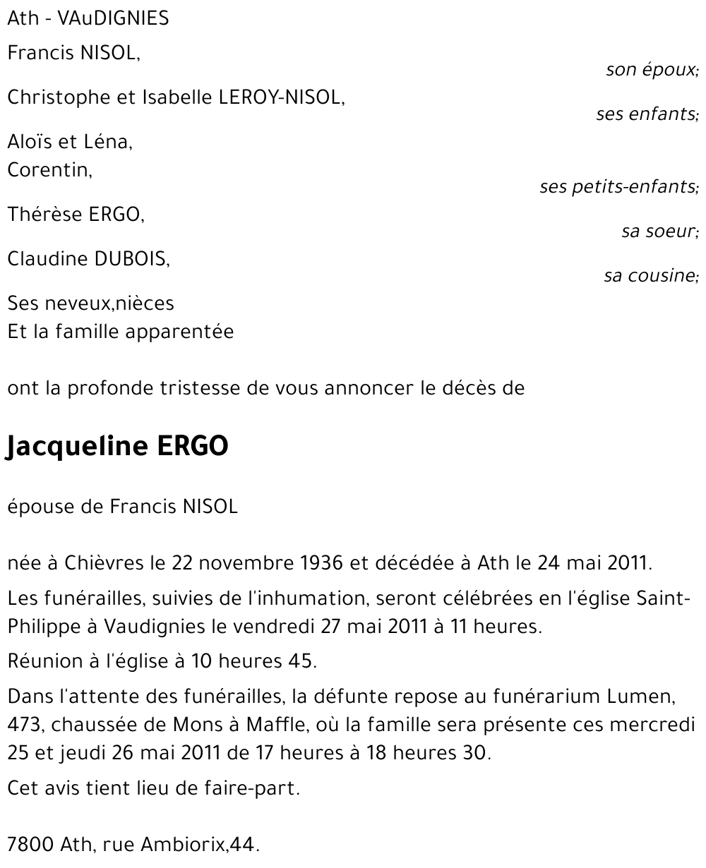 Jacqueline Ergo