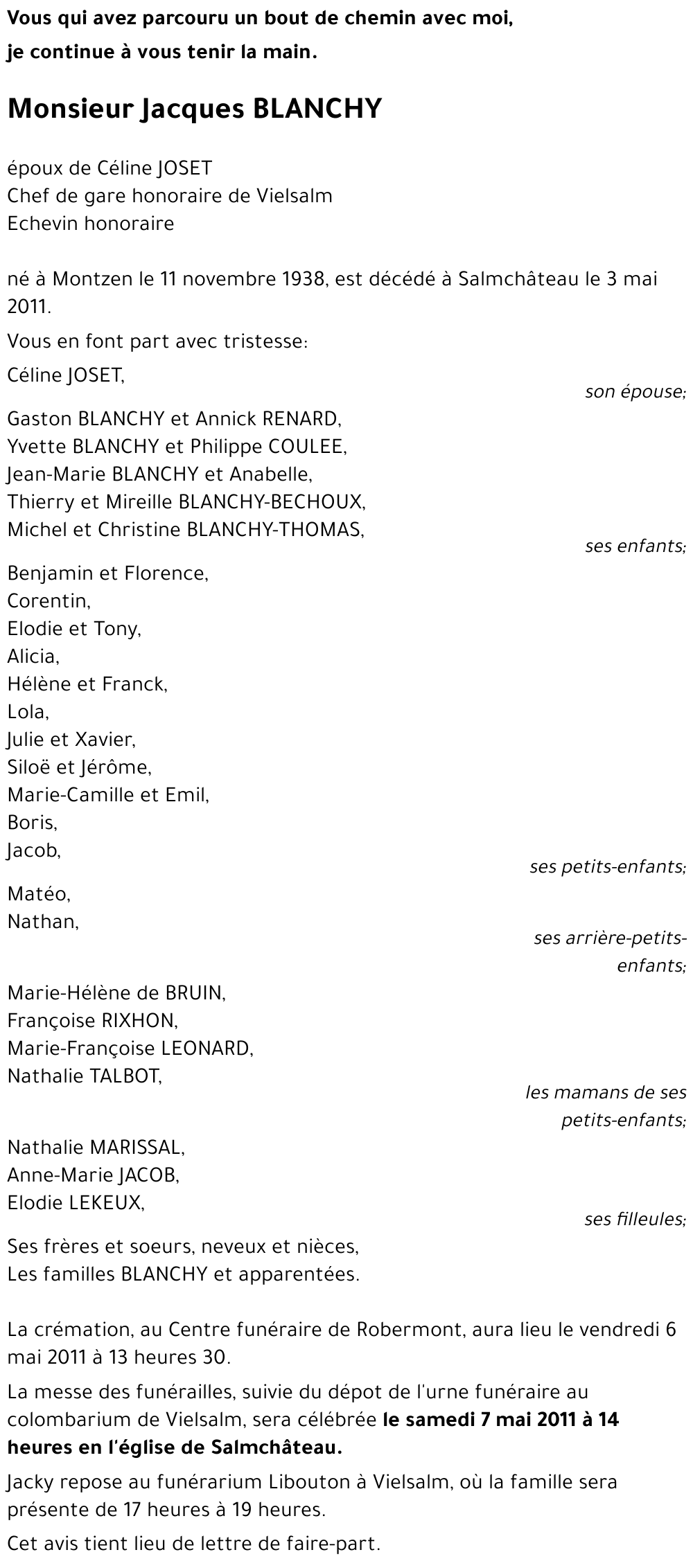 Jacques BLANCHY