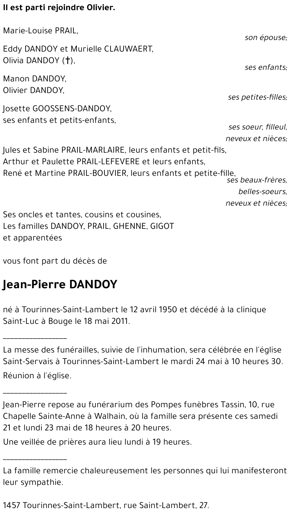 Jean-Pierre DANDOY