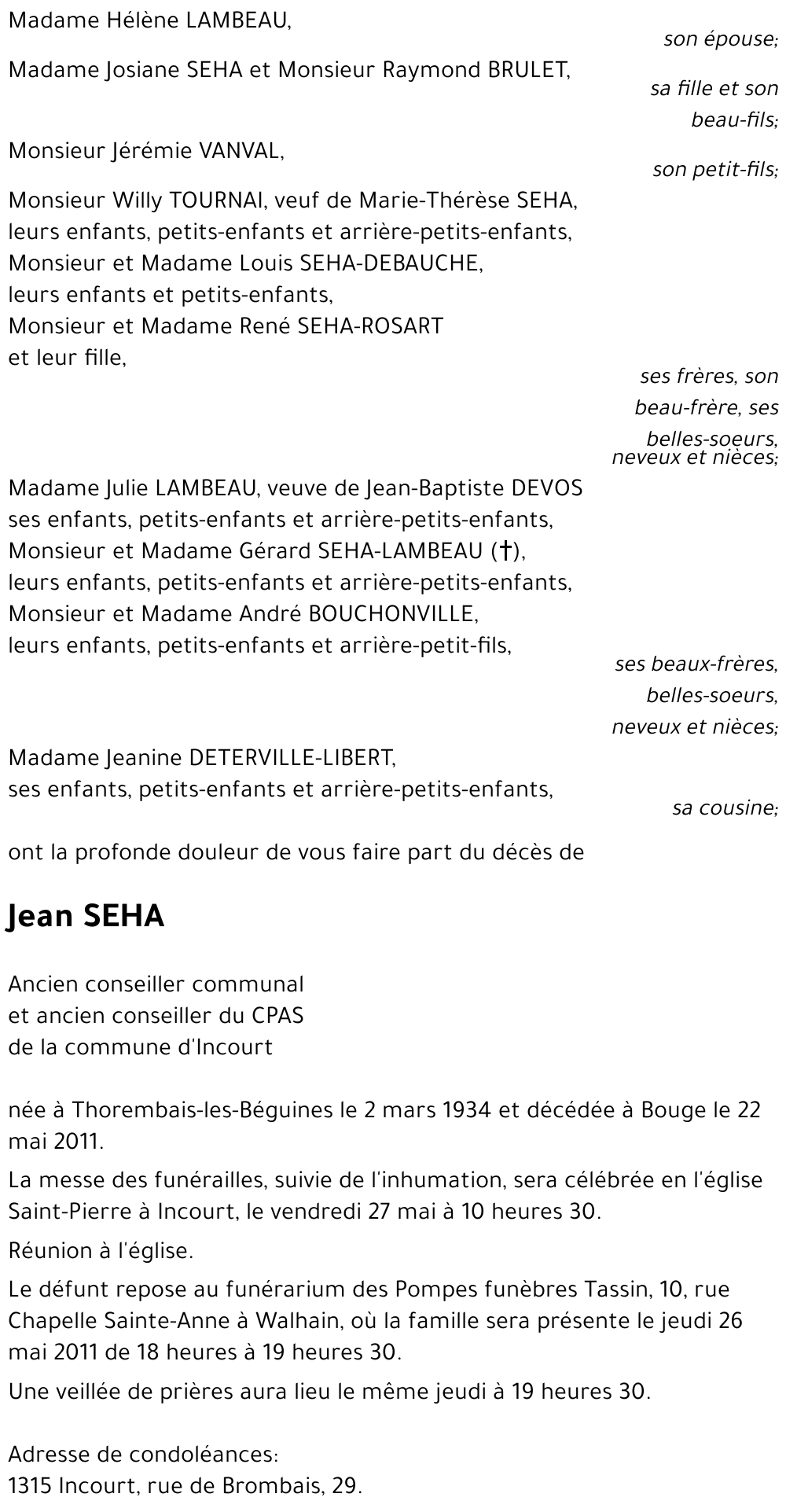 Jean SEHA