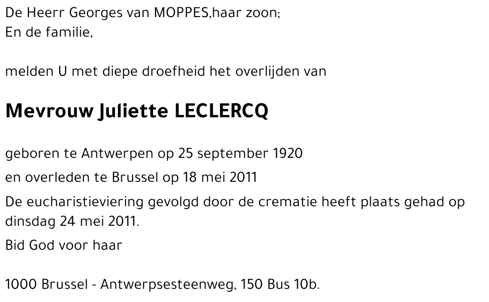 Juliette LECLERCQ