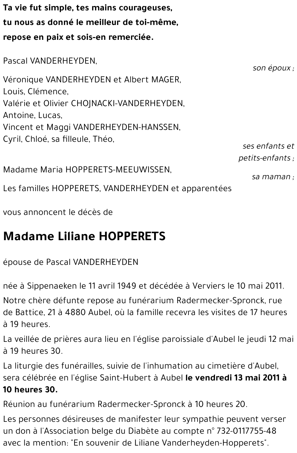 Liliane HOPPERETS