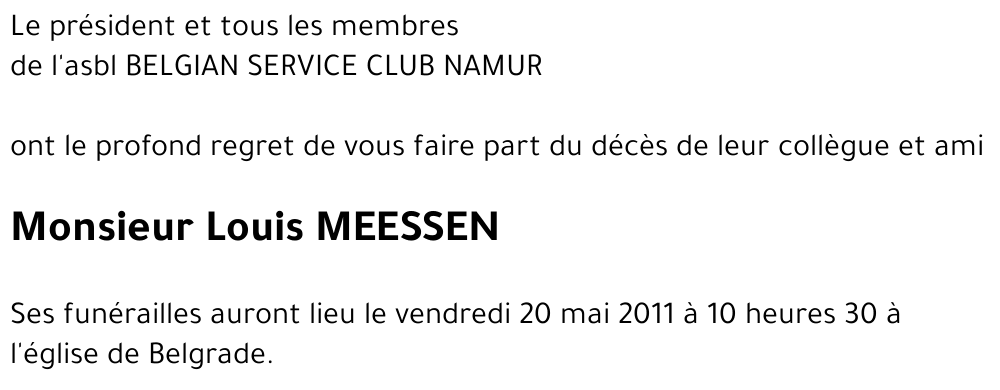 Louis MEESSEN