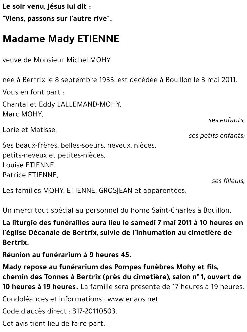 Mady ETIENNE