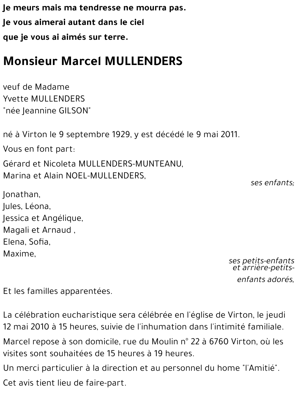 Marcel MULLENDERS