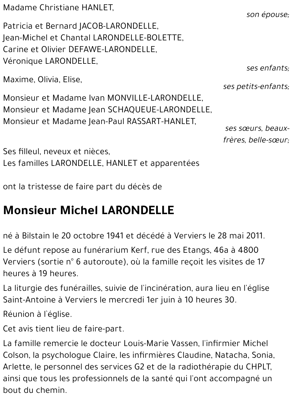 Michel LARONDELLE