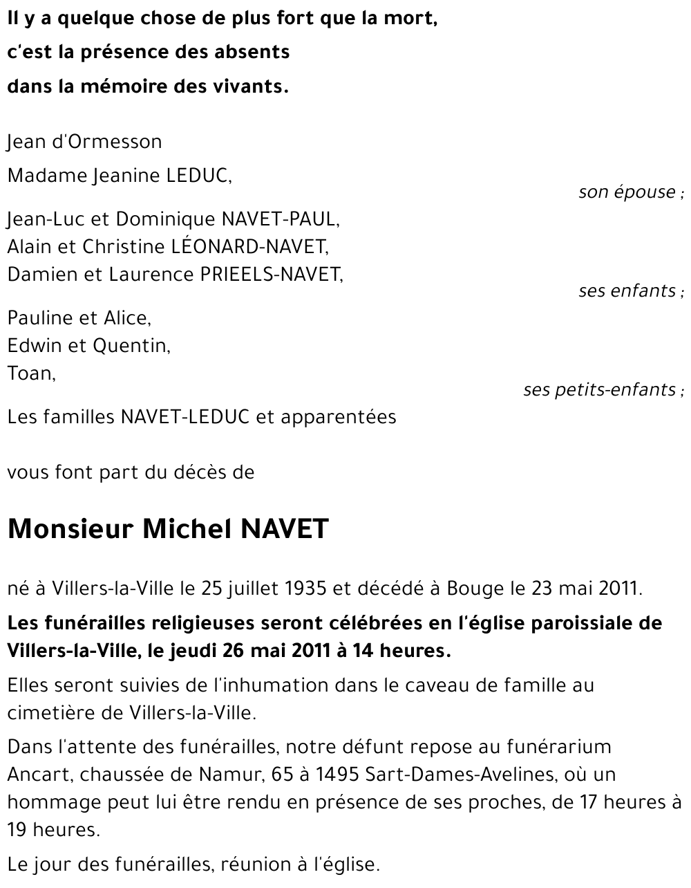 Michel NAVET