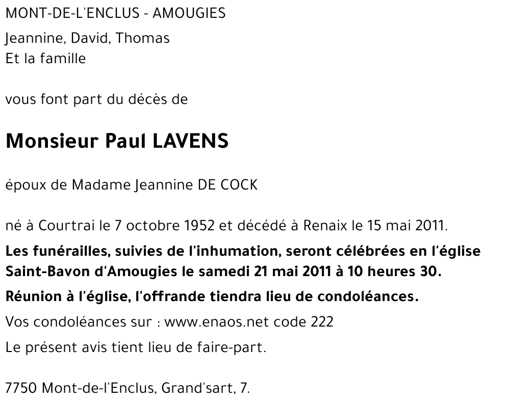 Paul LAVENS