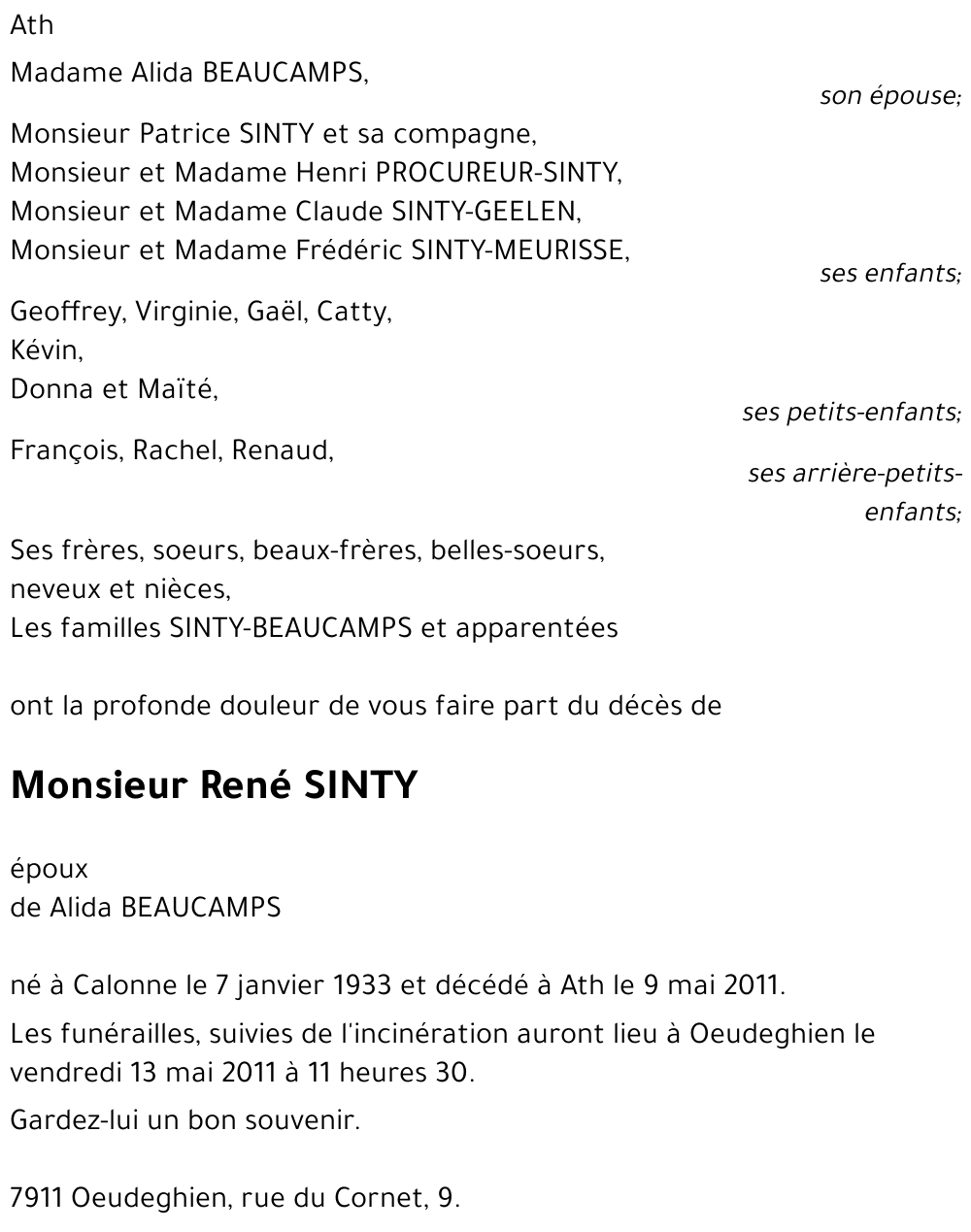 René SINTY