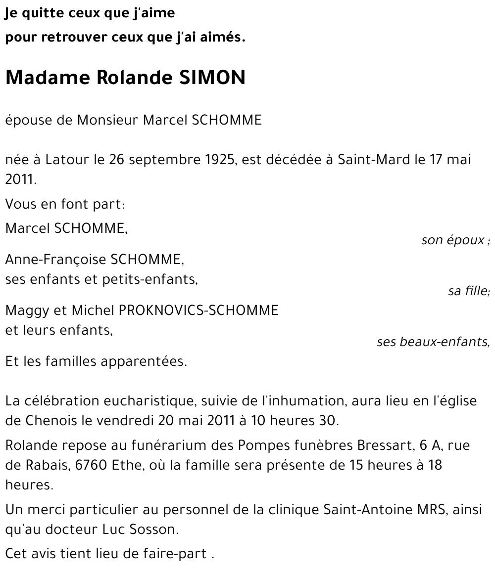 Rolande SIMON