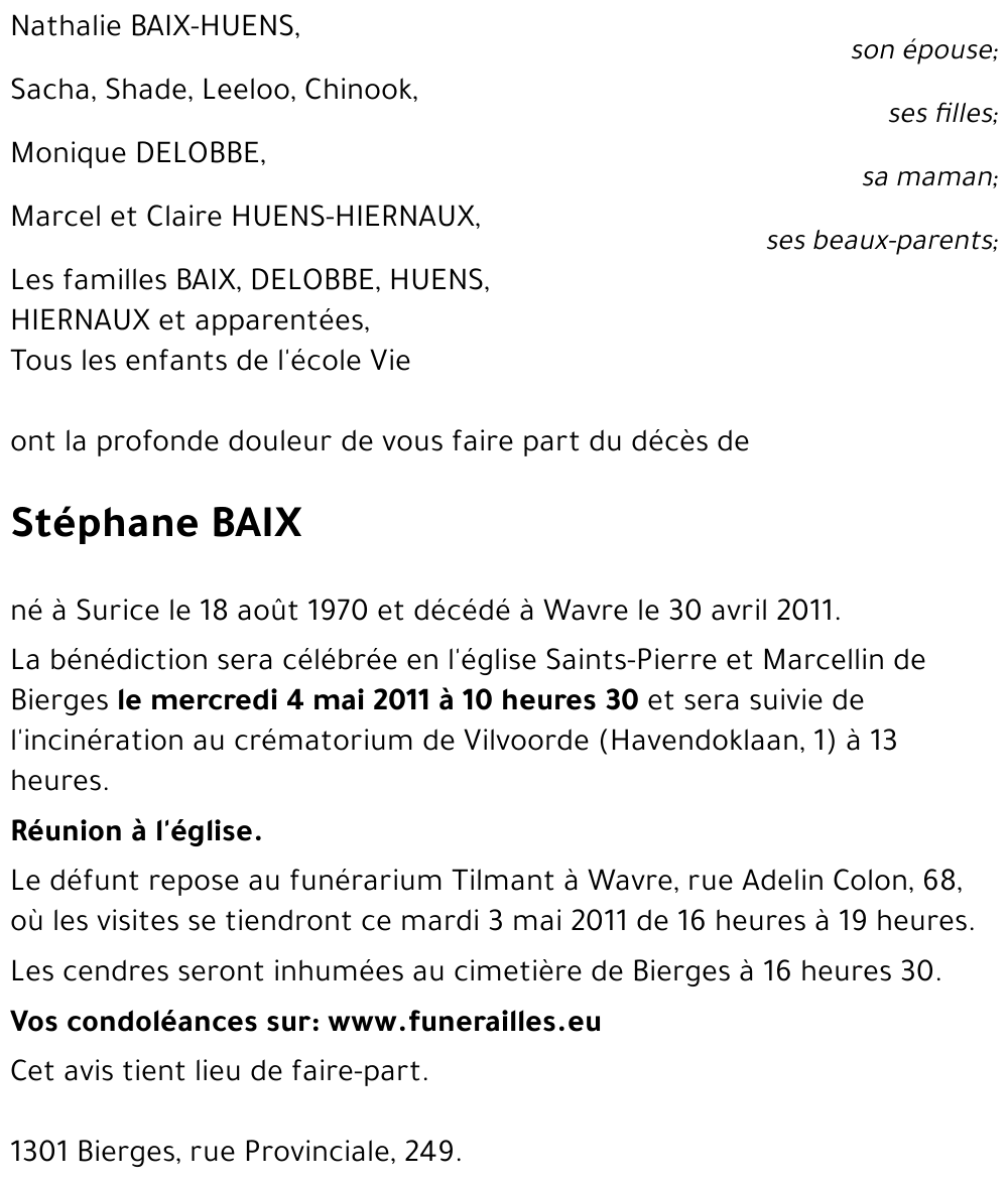 Stéphane BAIX
