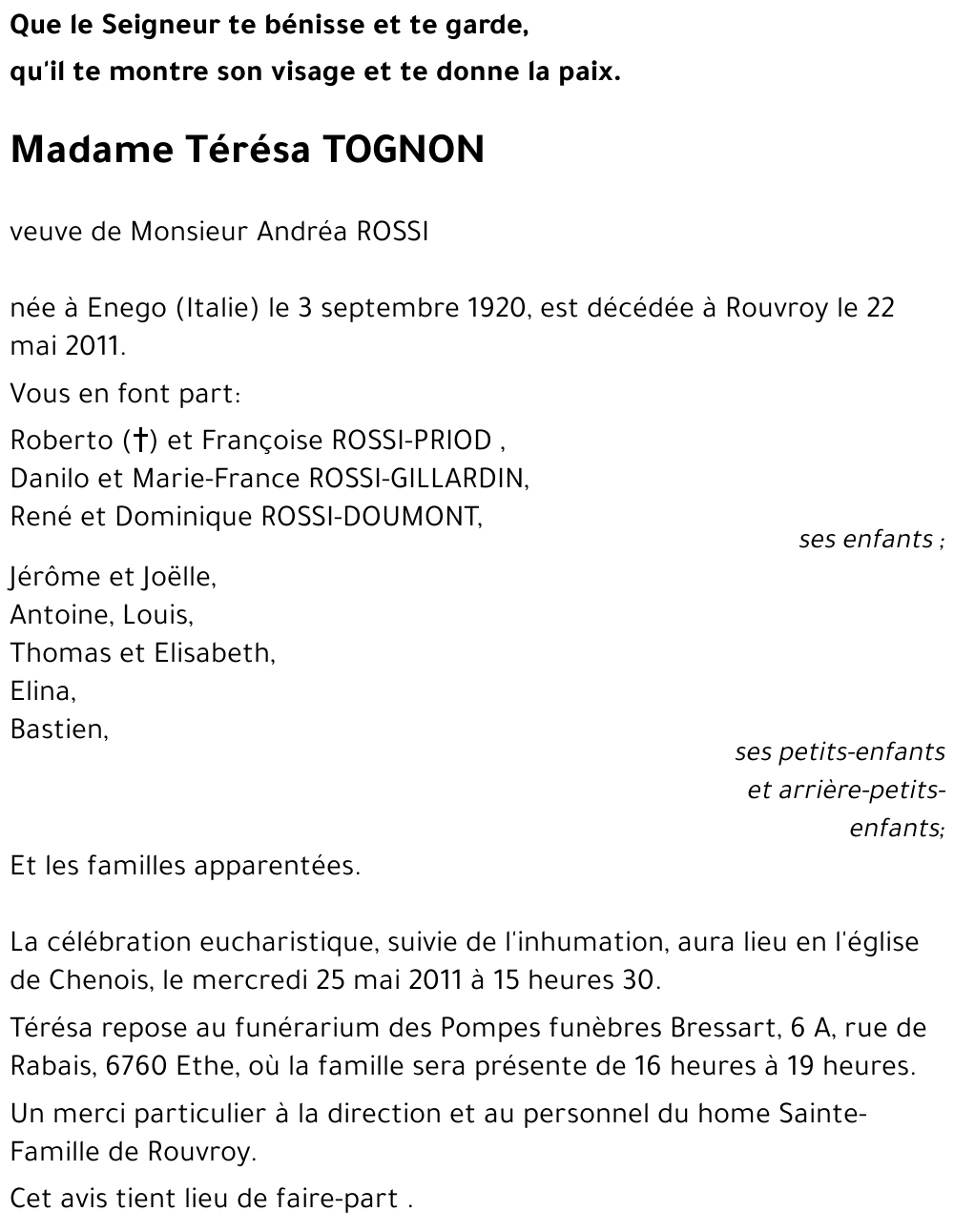 Térésa TOGNON