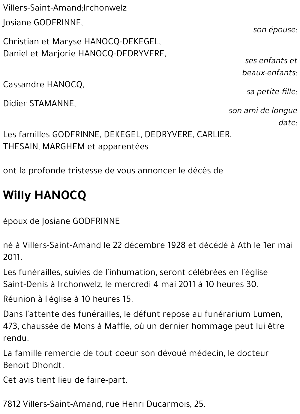 Willy Hanocq