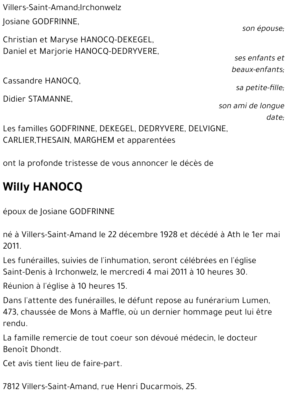 Willy Hanocq