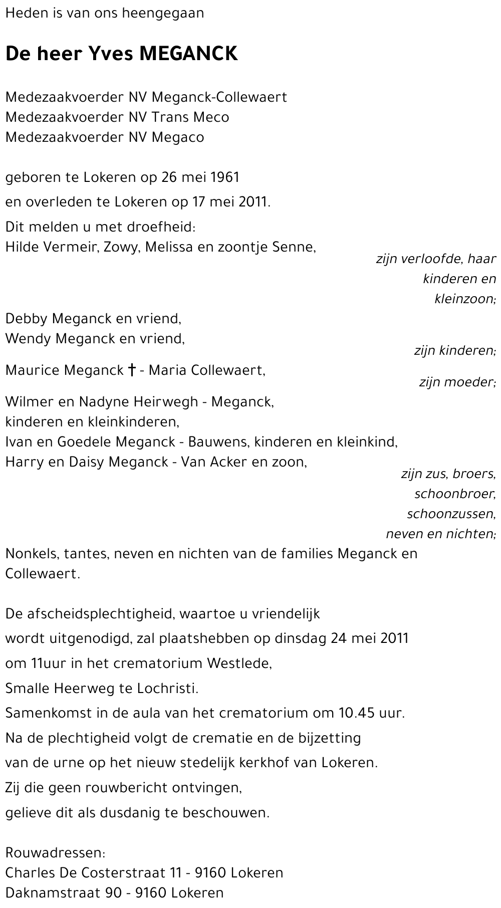 Yves MEGANCK