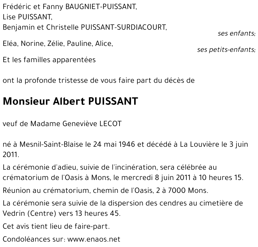 Albert PUISSANT