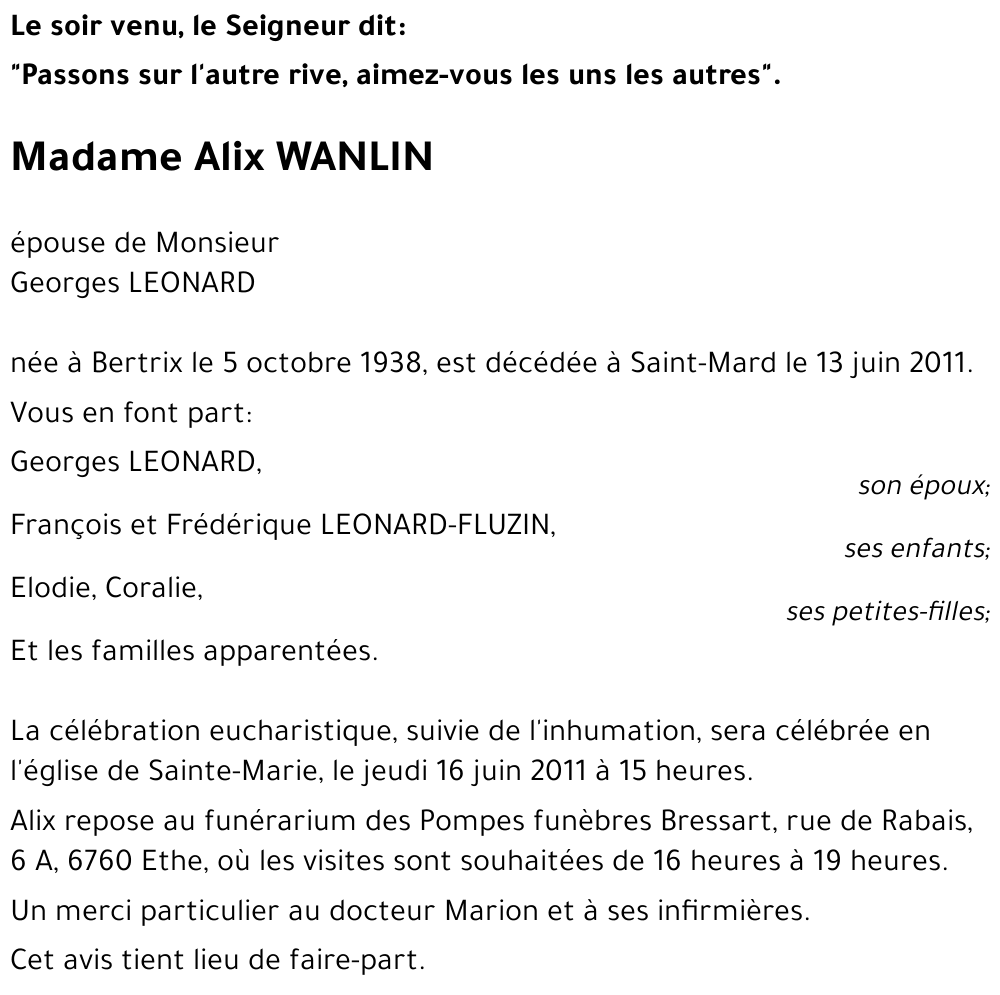 Alix WANLIN