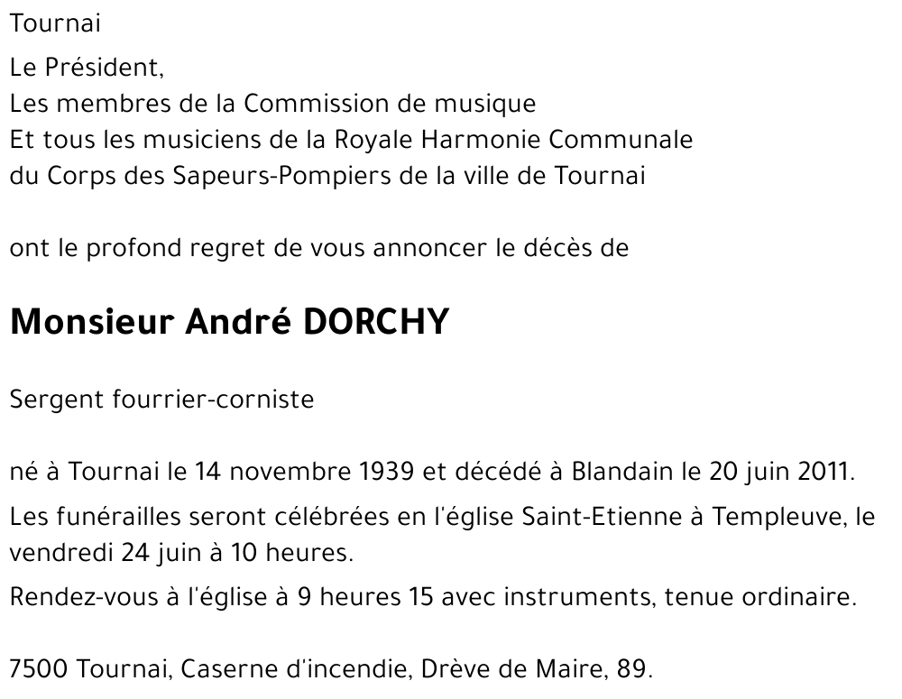 André DORCHY