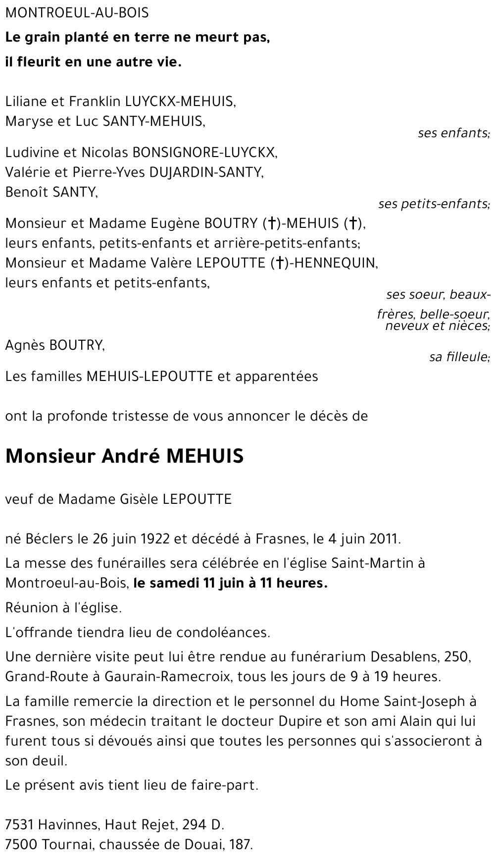 André MEHUIS