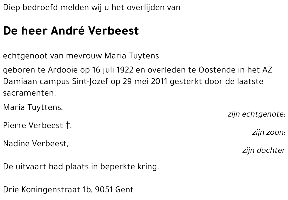 André Verbeest