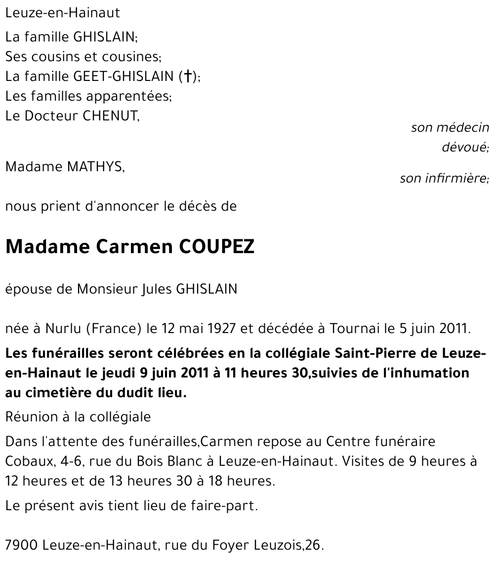 Carmen Coupez