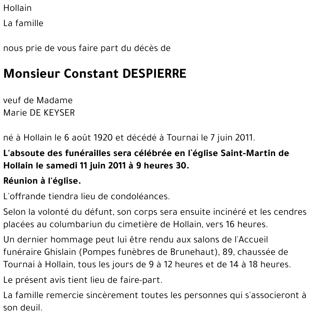 Constant DESPIERRE