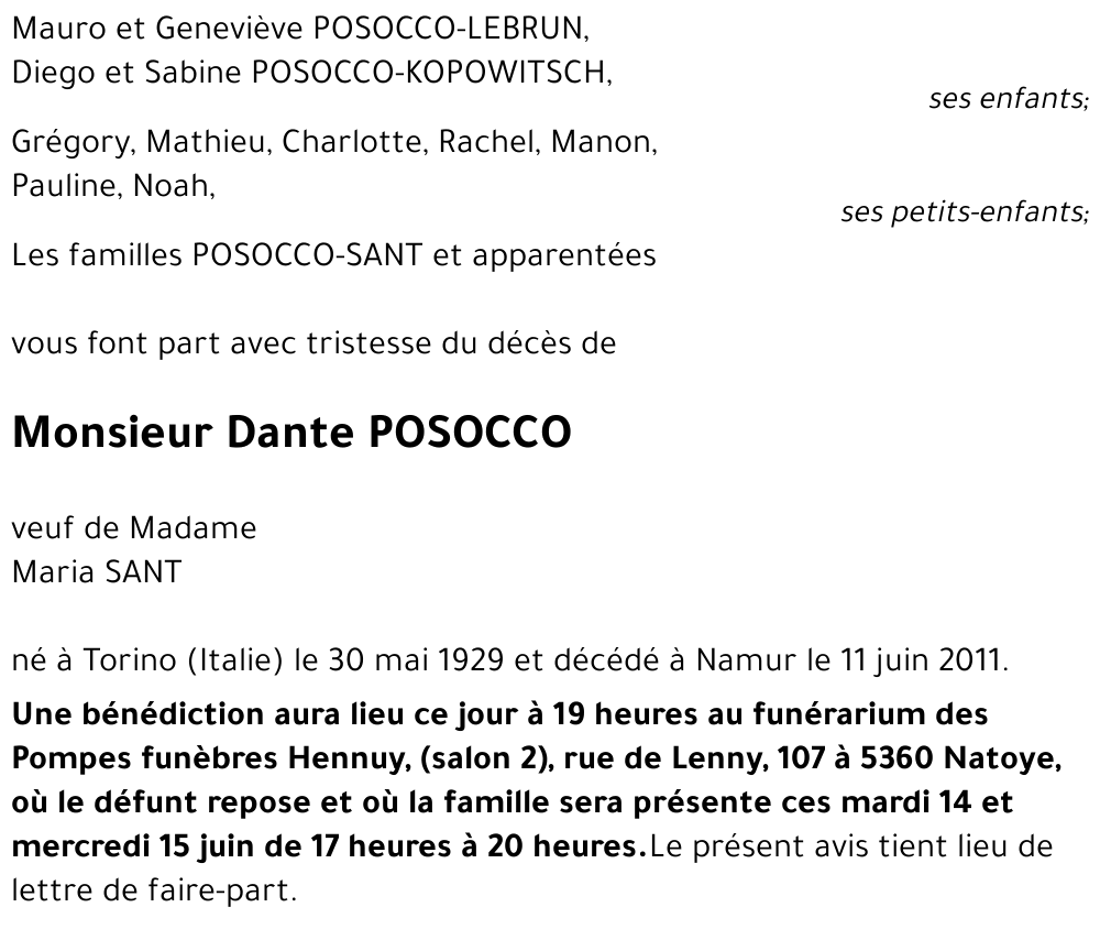 Dante POSOCCO