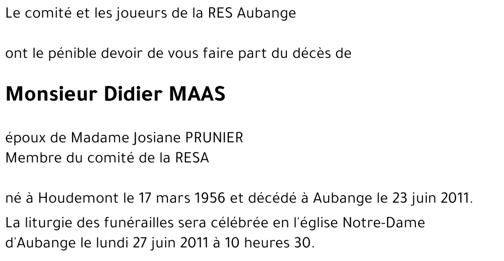 Didier MAAS