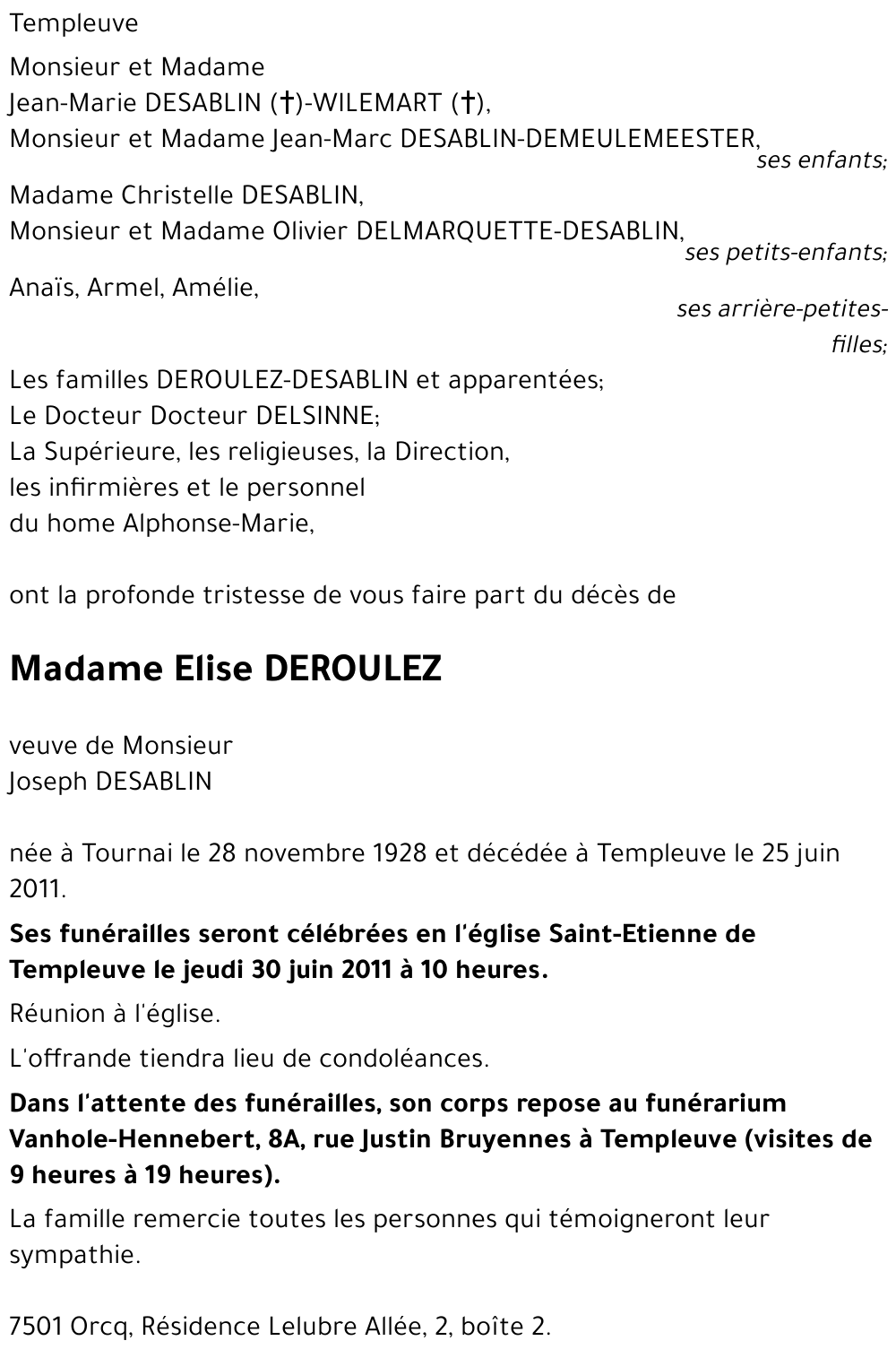 Elise DEROULEZ