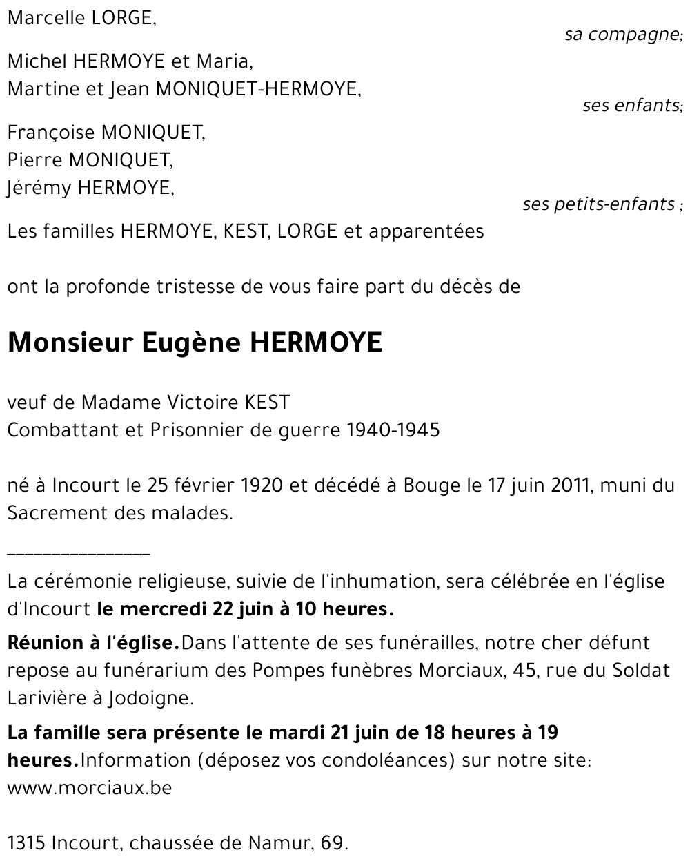 Eugène HERMOYE