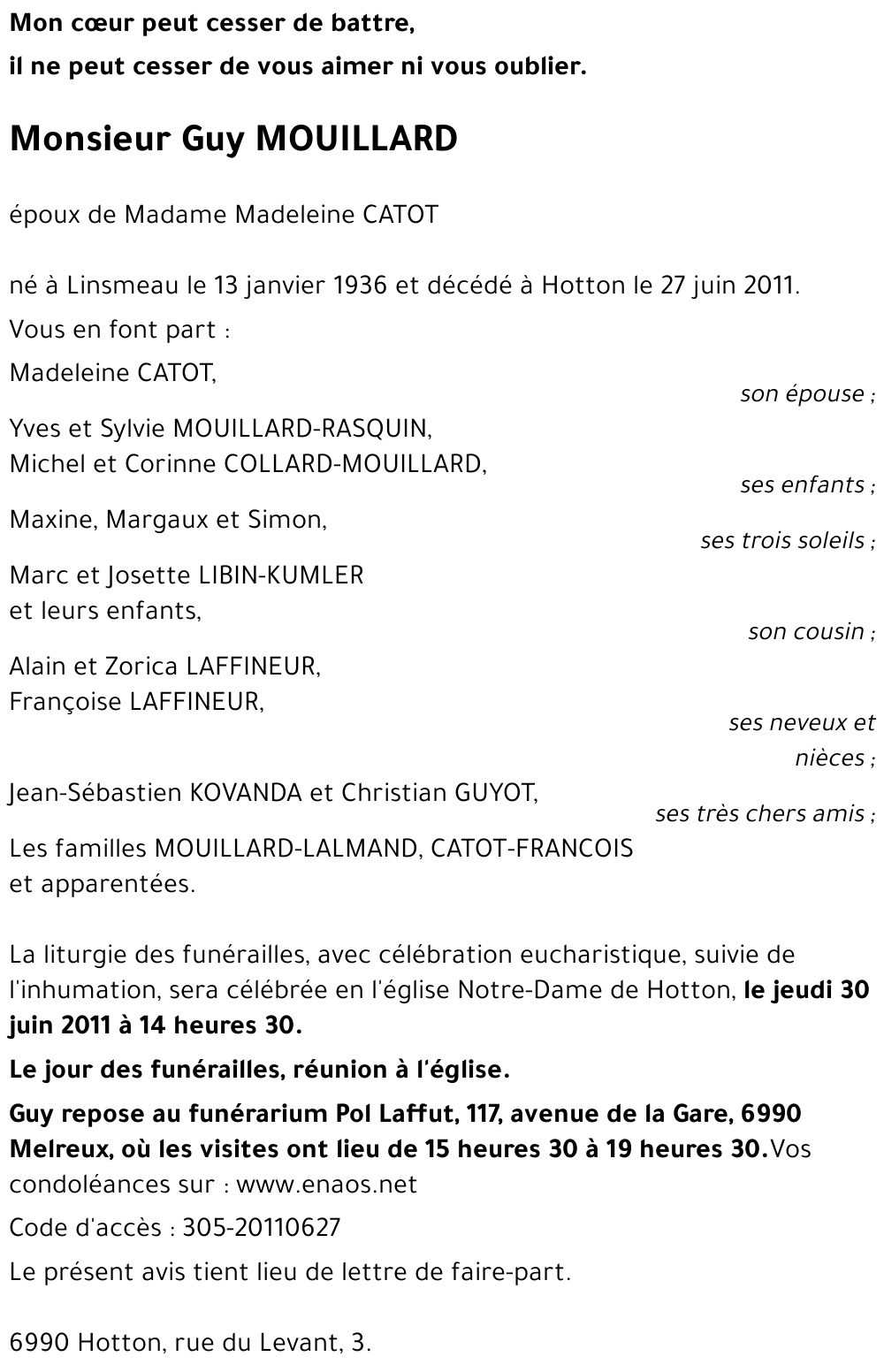 Guy MOUILLARD