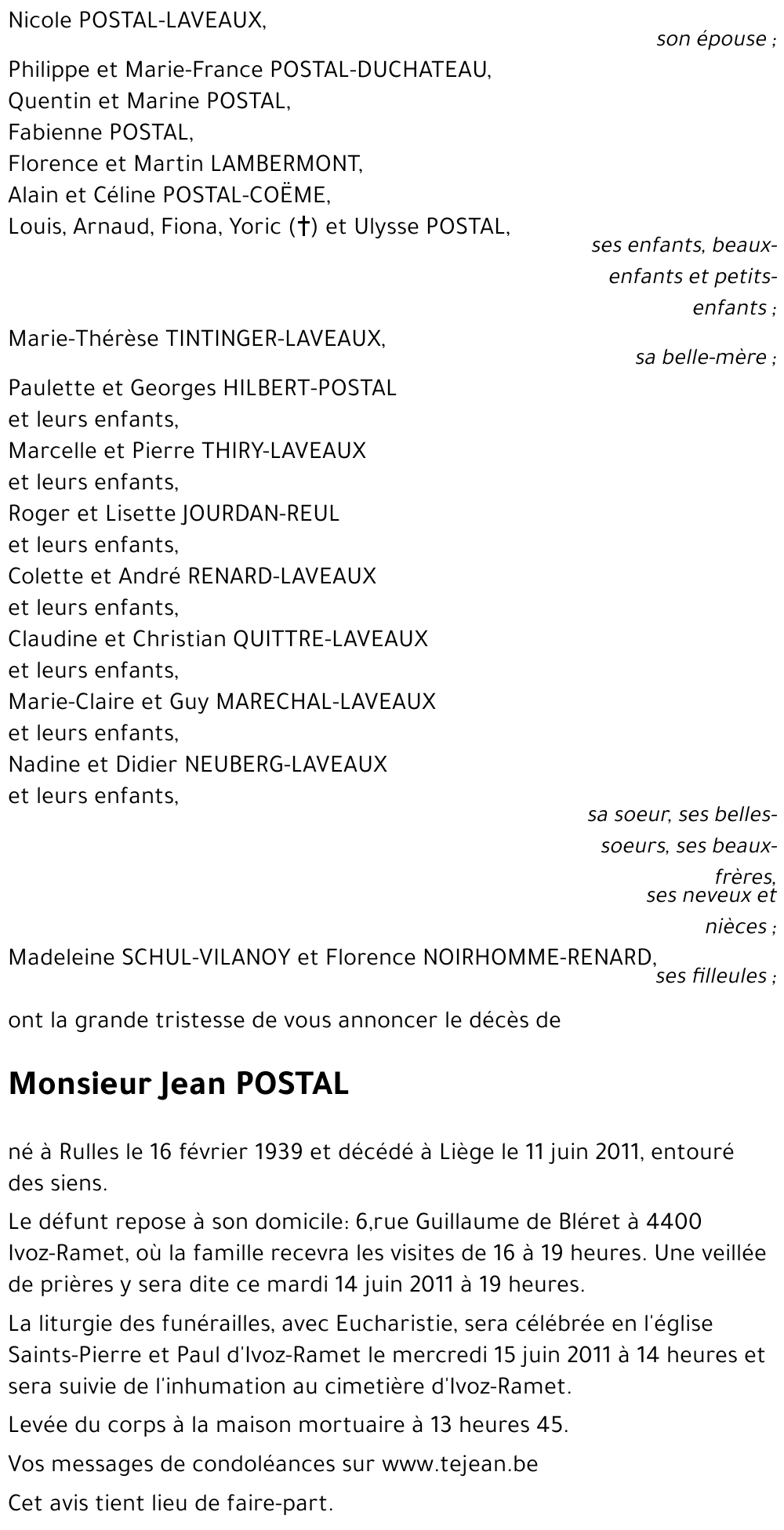 Jean POSTAL