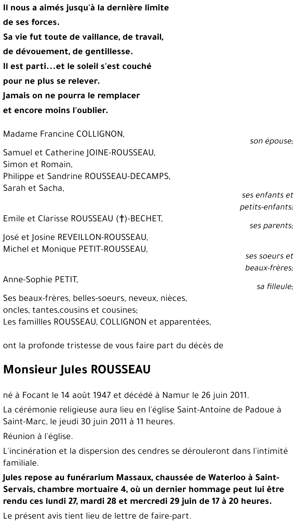Jules ROUSSEAU