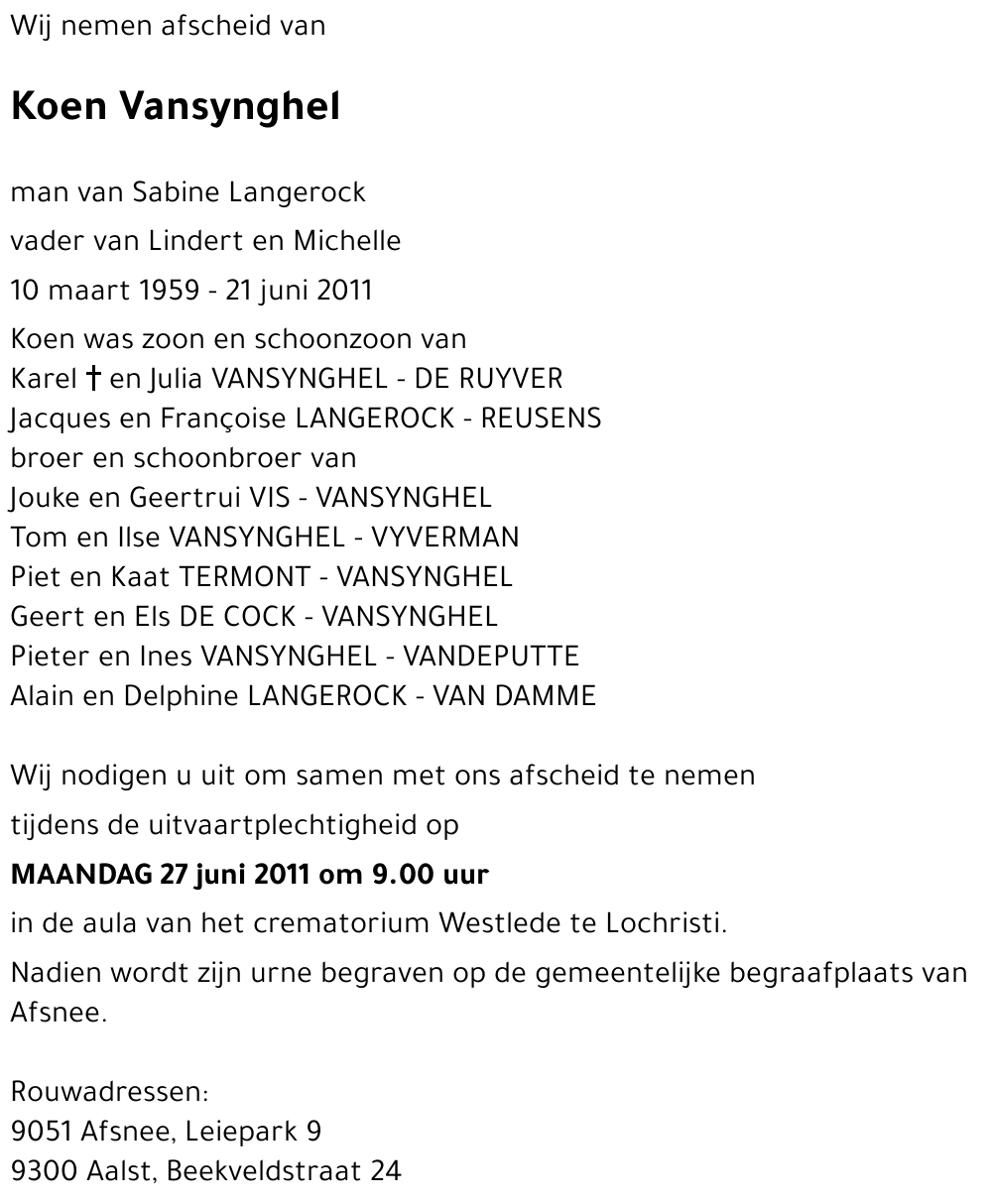 Koen Vansynghel