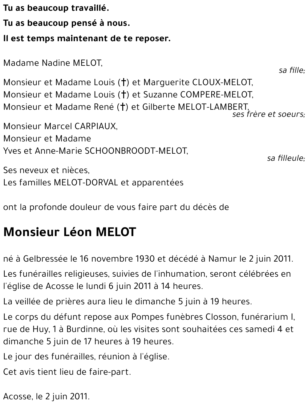 Léon MELOT