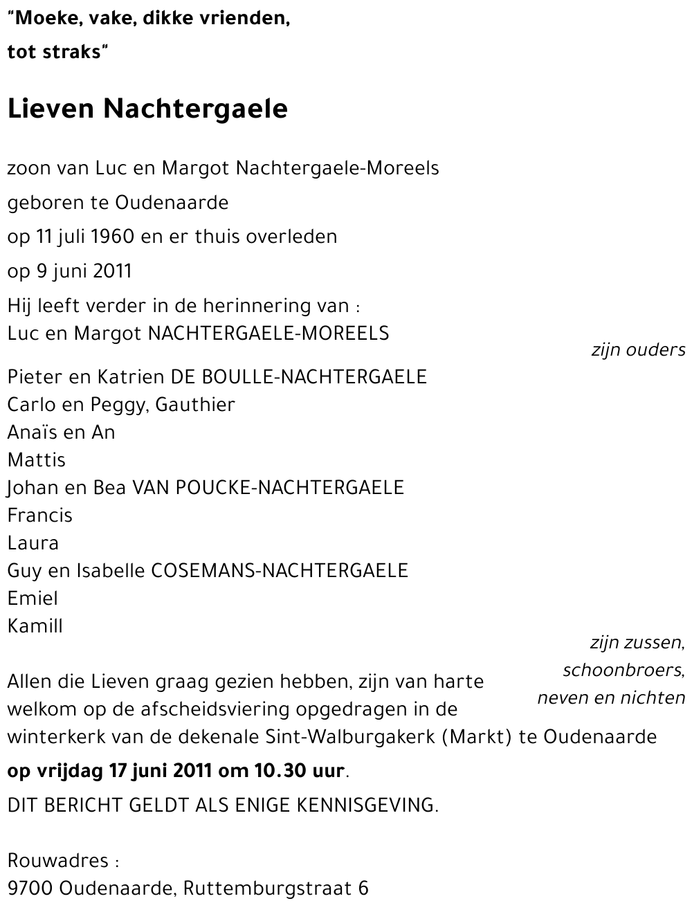 Lieven Nachtergaele