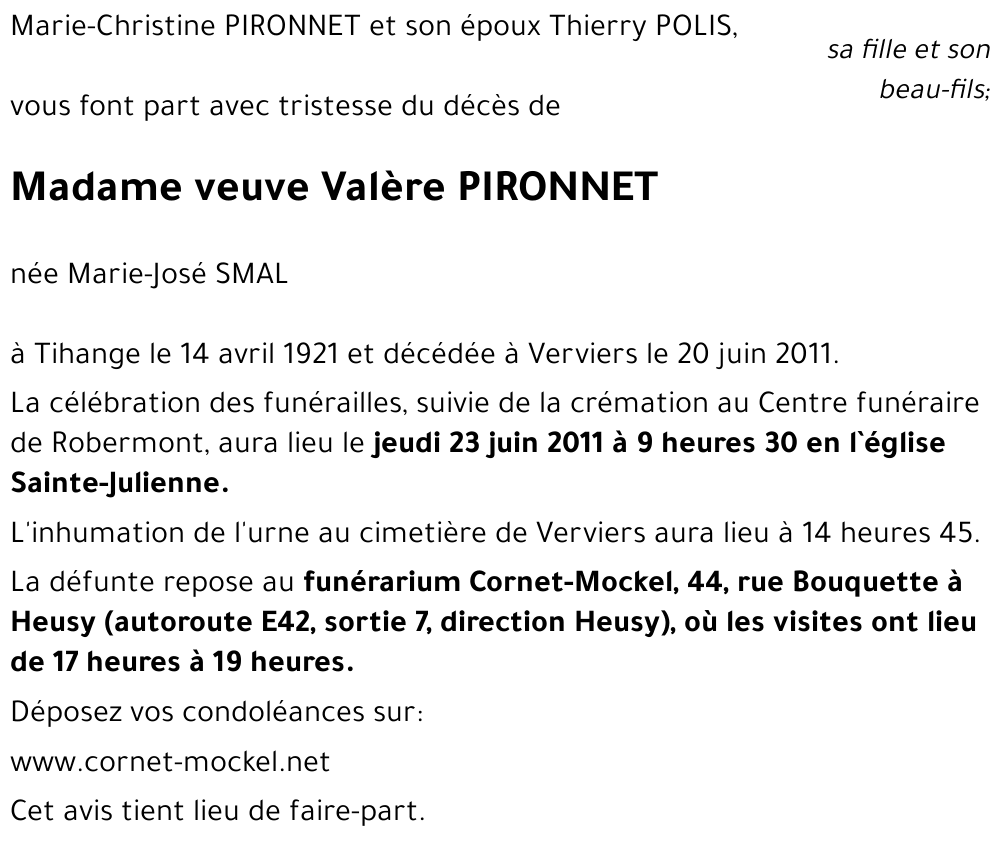 Marie-José SMAL